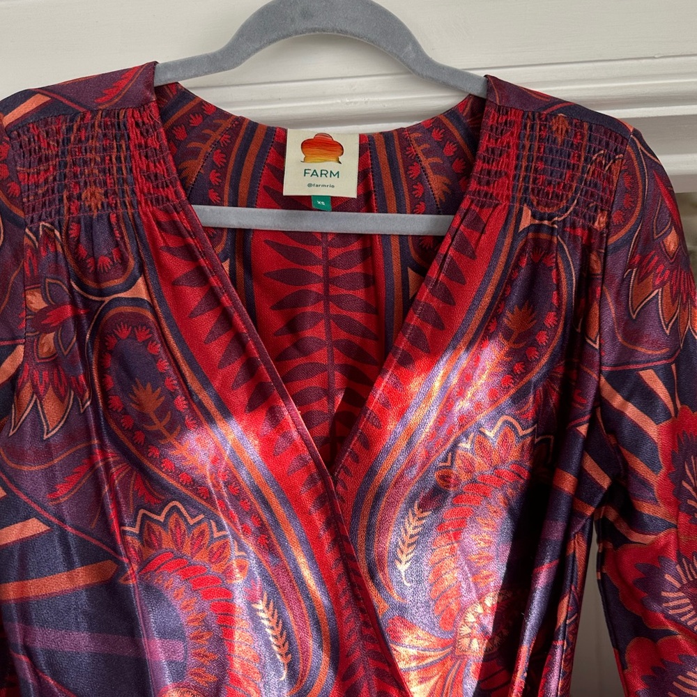 FARM Rio Macaw Arabesque Minidress - Picture 5 of 7